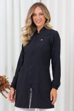 jaleco-preto-oxfordine-poliester-arizona-slim-basico-estudante-saude