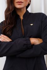 jaleco-preto-oxfordine-poliester-manga-longa-gola-padre-elastico-punho-estudante-medicina-estetica-clinica-saude-feminino