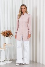 Jaleco-Teddy-Gabardine-Tecido-Leve-Verao-Inverno-Rose-Manga-Longa-Manga-Princesa