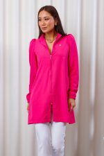 jaleco-oxfordine-rosa-pink-funcional-poliester-gola-padre-ziper-confortavel-medicas-clinicas-esteticas-salao