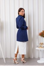 jaleco-oxfordine-azul-marinho-funcional-poliester-gola-padre-ziper-confortavel-medicas-clinicas-esteticas-salao