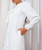 jaleco-branco-alfaiataria-elegante-chique-off-white-laço-chiffon-diferenciado-medica-esteticista-clinica