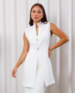 jaleco-colete-branco-alfaiataria-rita-com-renda-versatil-fresco-alongado-decote-v-medicas-esteticistas-clinica-saude