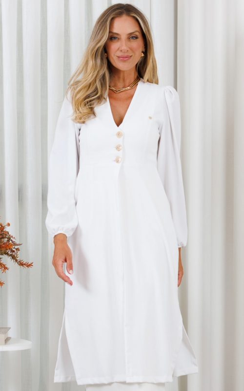 jaleco-feminino-branco-midi-fluido-botoes-alfaiataria-estetica-medicas-clinica-saude-mulher
