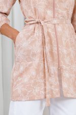 Jaleco-Chic-Estampa-Vintage-Oxford-Tecido-Leve-Verao-Manga-Longa-Manga-Princesa