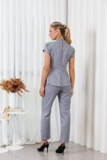 Conjunto-Nanda-Cinza-Tecido-Gabardine-Blusa-Peplum-Gola-Media-Manga-Tulipa