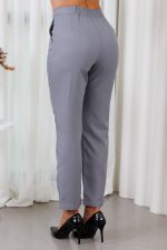 Conjunto-Nanda-Cinza-Tecido-Gabardine-Blusa-Peplum-Gola-Media-Manga-Tulipa