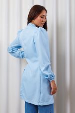 jaleco-azul-gabardine-poliester-feminino-saude-basico-gola-padre-punho-elastico-ziper-destacavel-universitario-medicina-esteticista-clinica-mulher