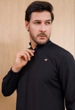 jaleco-preto-oxfordine-poliester-masculino-basico-classico-atemporal-enfermeiros-medicos-homem-saude