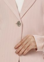jaleco-risca-de-giz-rose-blazer-feminino-laços-medicas-estetica-saude-mulher