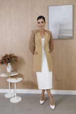 Jaleco Feminino Arabesco Alfaiataria Bruna