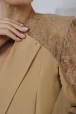 Jaleco Feminino Arabesco Alfaiataria Bruna
